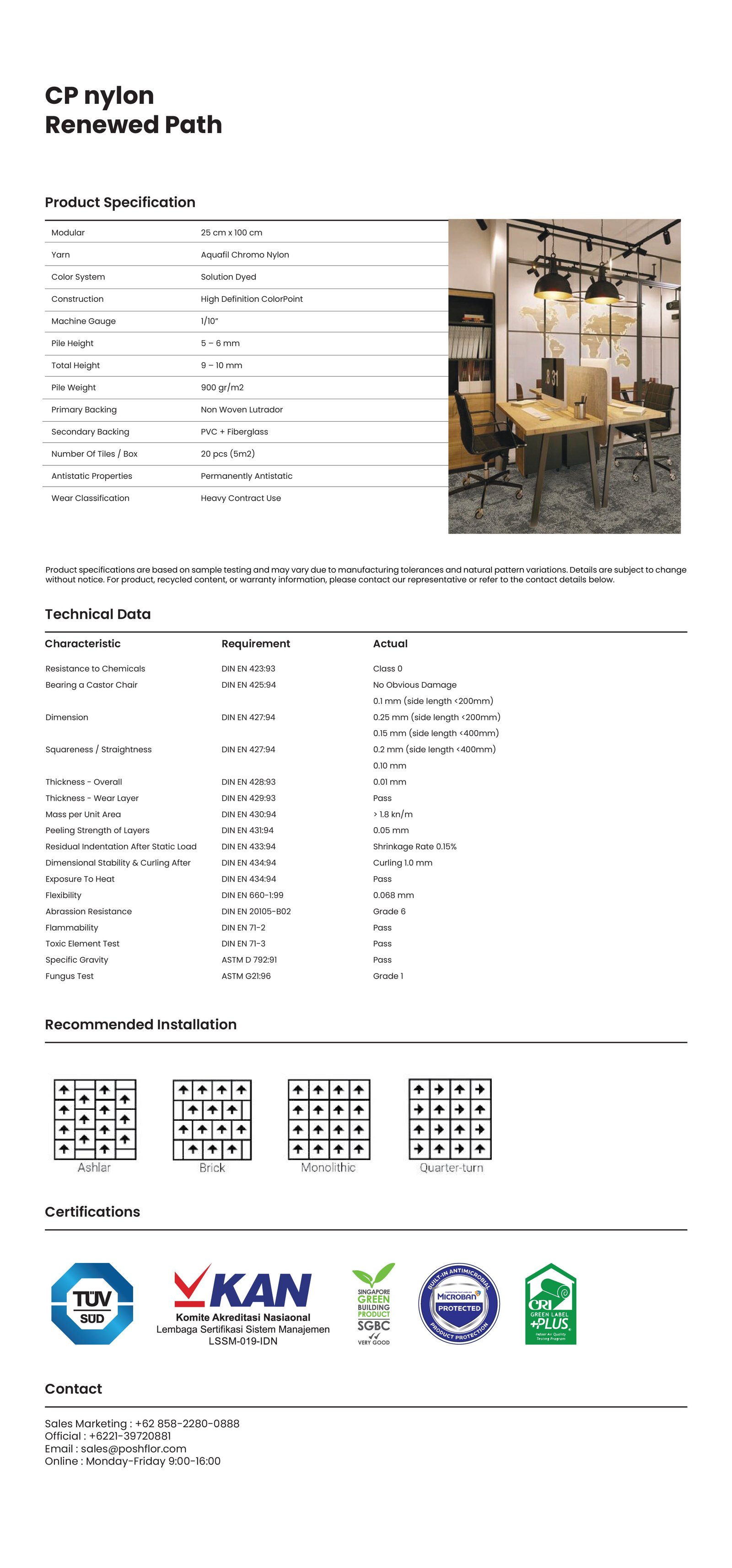 RENEWED PATH NYLON specification